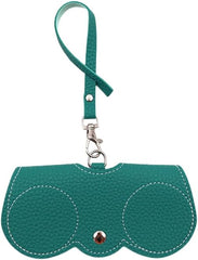 PRIMUZ Portable Pu Sunglasses Bag, Glasses case that can be suspended from the outside of your bag, Protect Glasses