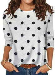 Women's Pullover Sweatshirts Long Sleeve Star Printed Casual Top Fashion Crewneck Pullover Fall Winter Oversized Sweater