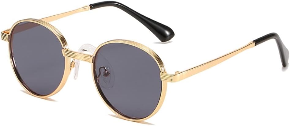 OWOISS-Fashion Retro Sunglasses Men Round Vintage Glasses for Men/Women Luxury Sunglasses Men UV400 Lunette Soleil Homme