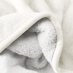 Bare Home Sherpa Fleece Blanket - Reversible Plush Bed Blanket