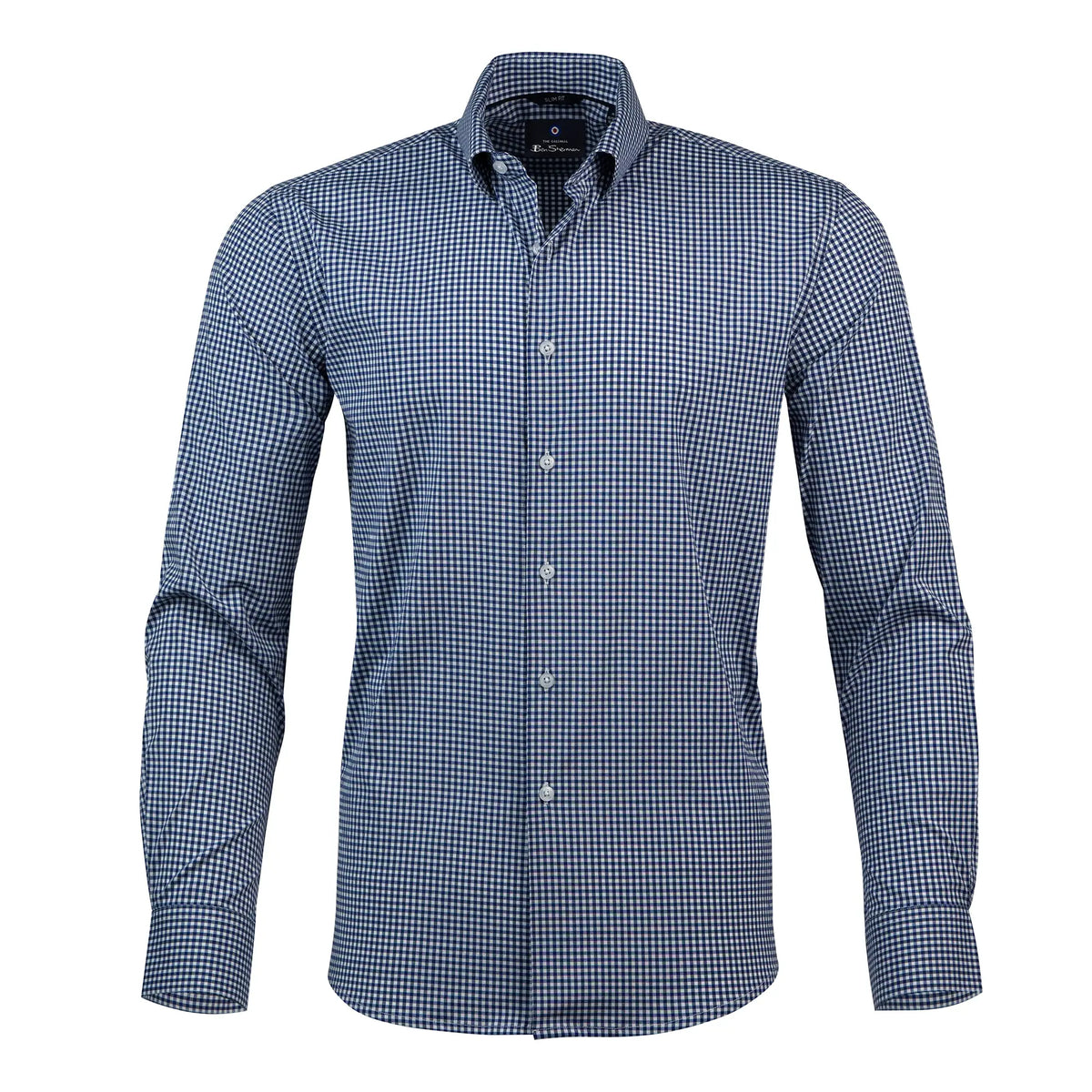 Ben Sherman Men's Gingham Dress Shirt - Slim Fit