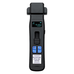 Live Optical Fiber Identifier Built in 20KM VFL & OPM - Rechargeable Fiber Optic Light Traffic Identifier with Wave Respond 800-1700nm - FTTH Identification Tool with 4 in 1 Clamp - Orange