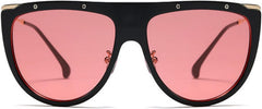 Retro TAC Polarized Aviator Oval Sunglasses TR-90 Frame Women Men Trendy Sunnies Driving Anti-Glare UV400 Protection