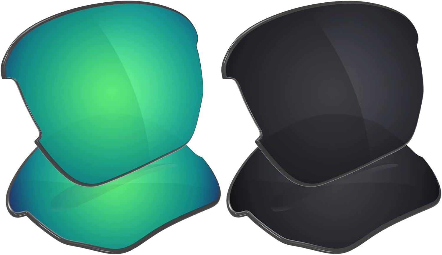 Galvanic Replacement Lenses for Oakley Flak Beta OO9363 | Flak Beta Asian Fit OO9372 Sunglasses - Multiple Choices