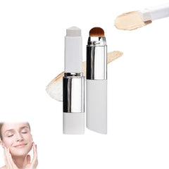 Double-Headed Lightweight Foundation Stick, 2 in 1 Dual Ended Eraser Foundation Stick, Hydrating Lightweight Cover Cream With Brush (Medium)