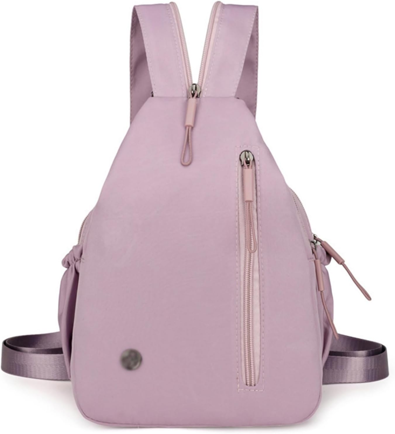 2025 New Women's Multi-compartment Crossbody Bag, Nylon Waterproof Backpack,Multifunctional Travel Bag (Red)