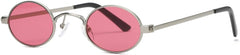 Round Metal Frame Sunglasses – Polarized UV400 Protection Candy Color Unisex Fashion Shades