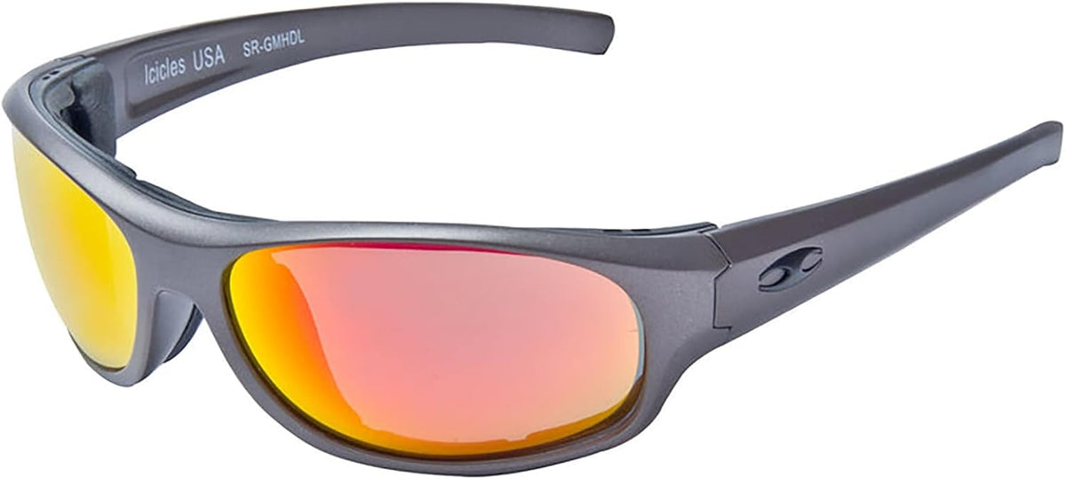 Midnight Rider Mirror Lens Sunglasses Gun Metal Gray