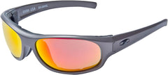 Midnight Rider Mirror Lens Sunglasses Gun Metal Gray