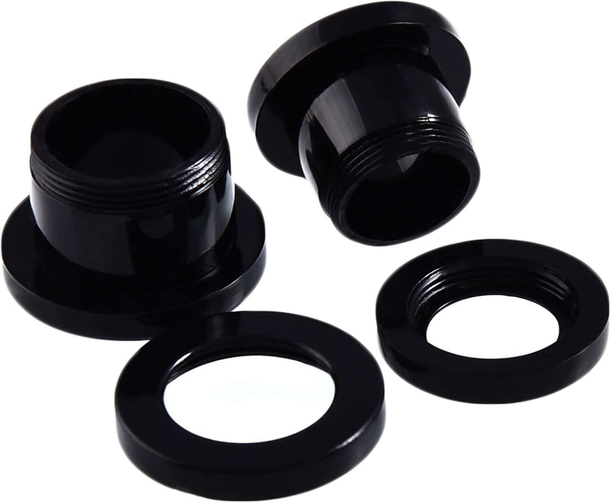 Gauge Earingings, 2PCS Black Hoop Gauge Earrings for Men, Earring Set Jewelry