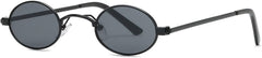 Round Metal Frame Sunglasses – Polarized UV400 Protection Candy Color Unisex Fashion Shades