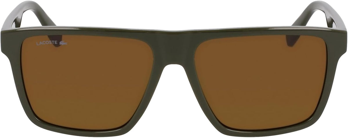 Lacoste mens L6027s Rectangular Sunglasses