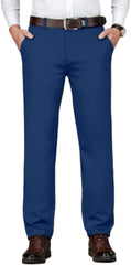 Timelessflex Stretch Pants Mens, Timelessflex - Men's High Stretch Straight Fit, Men's Ice Silk Casual Trousers