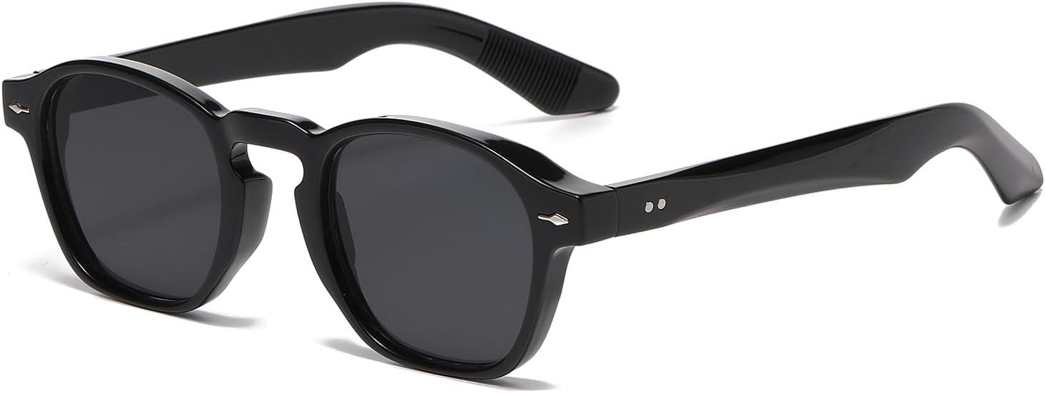 Gleyemor Fashion Sunglasses for Men Women Tortoise Shell Sunglasses Trendy Unisex Style UV400 Protection Shades