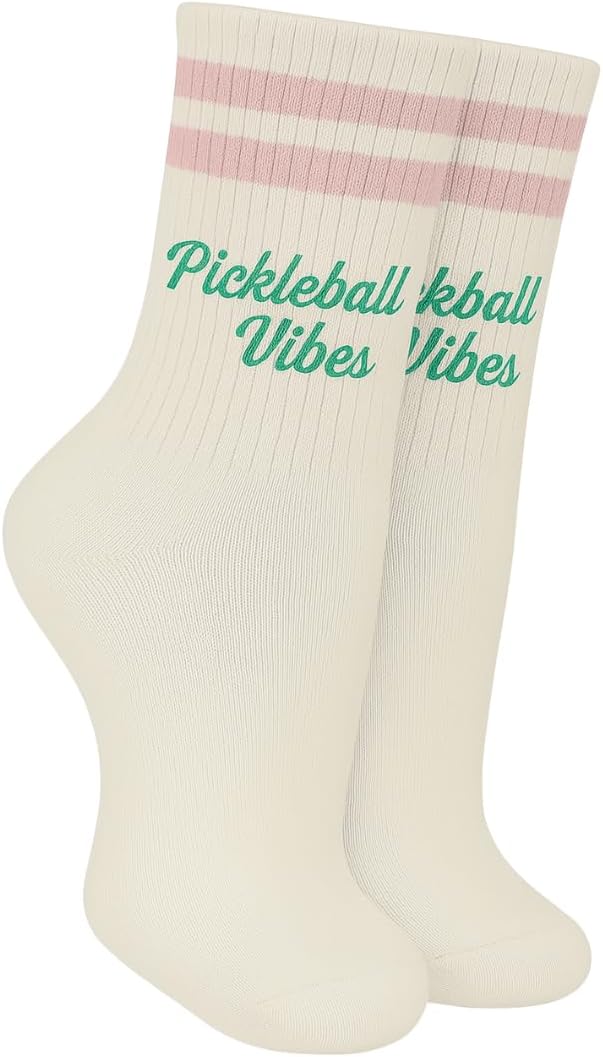 SOLE SQUAD Pickleball Socks for Women and Men – Great Pickleball Gifts and Accessories For Women - Pickleball Outfit