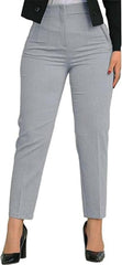 Womens High Waisted Pants 2025 Trendy Pleated Straight Leg Dress Pant Business Work Casual Trousers