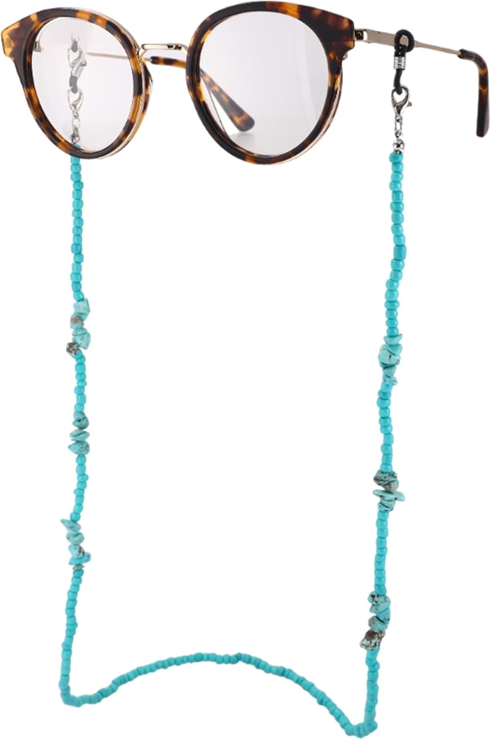 Eyeglass Chain for Women Beaded Eye Glasses String Holder Acrylic Alloy Around Neck Sunglasses Mask Necklace Lanyard