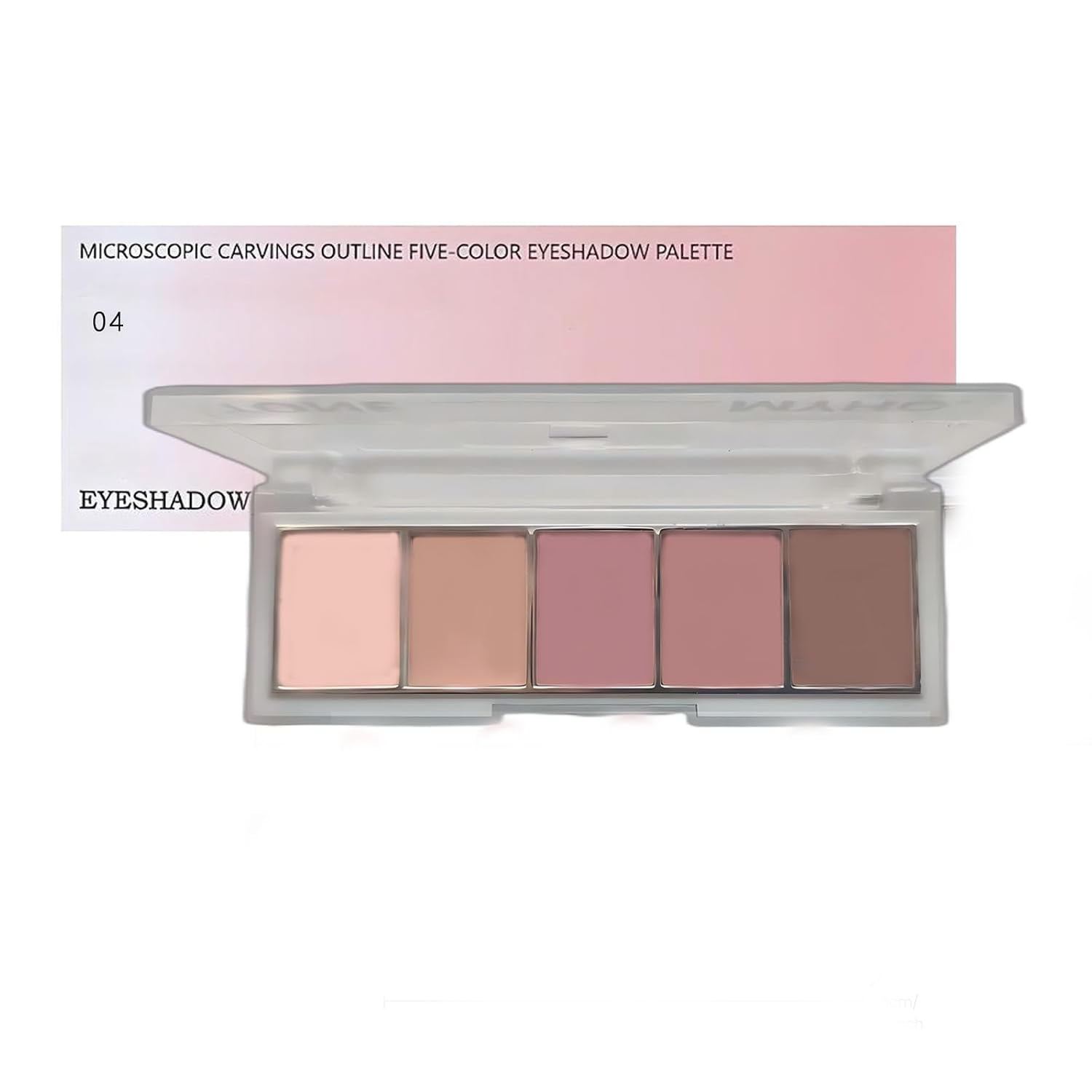 5 Colors Neutral Nude Palette Makeup Palette for Women Brown Eyes, 5 Natural Brown Cool-Toned Nude Taupe Eye Shadows Velvety Matte Finish Natural Look Day to Night,Long Lasting All Day (02)