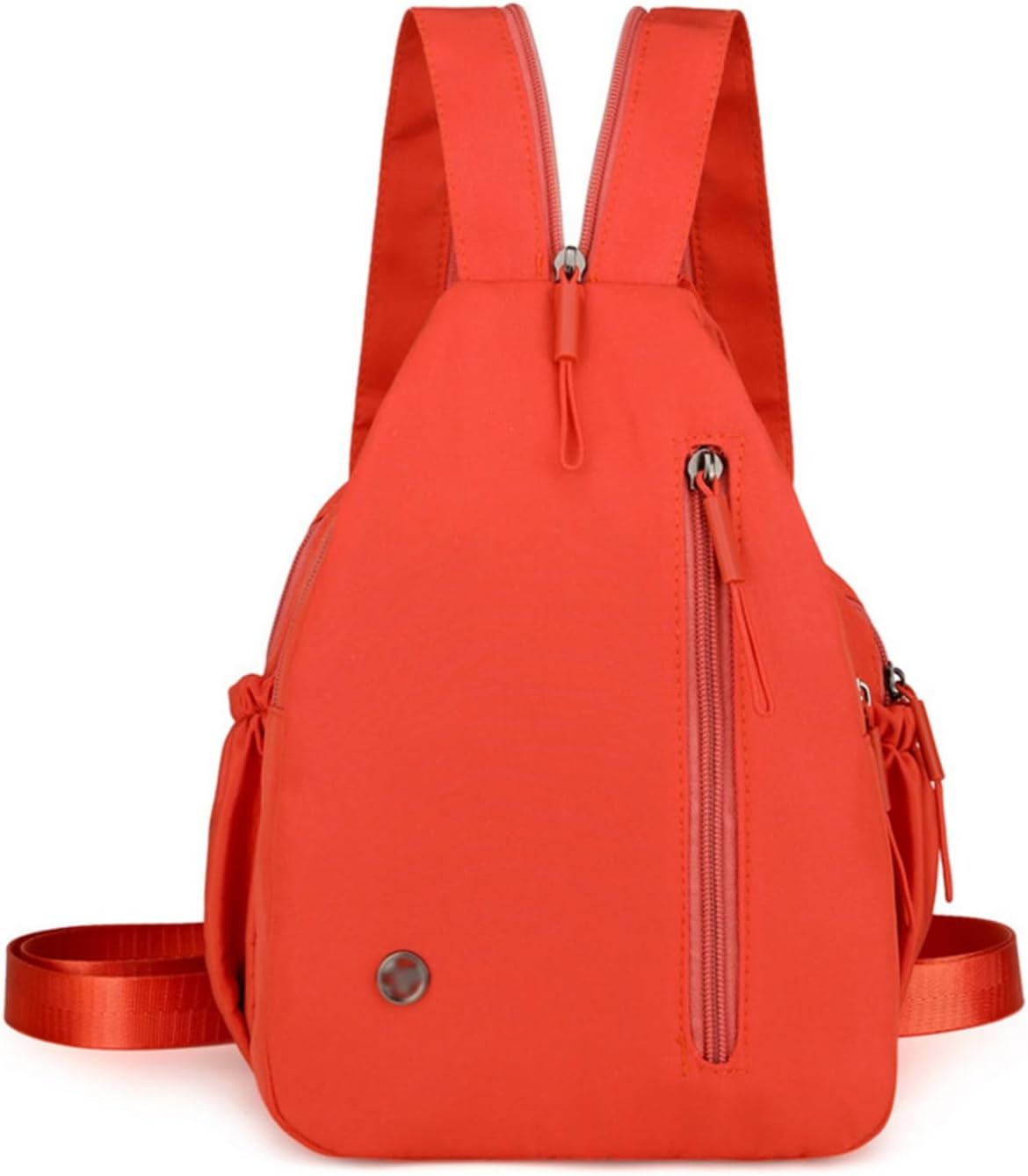 2025 New Women's Multi-compartment Crossbody Bag, Nylon Waterproof Backpack,Multifunctional Travel Bag (Red)