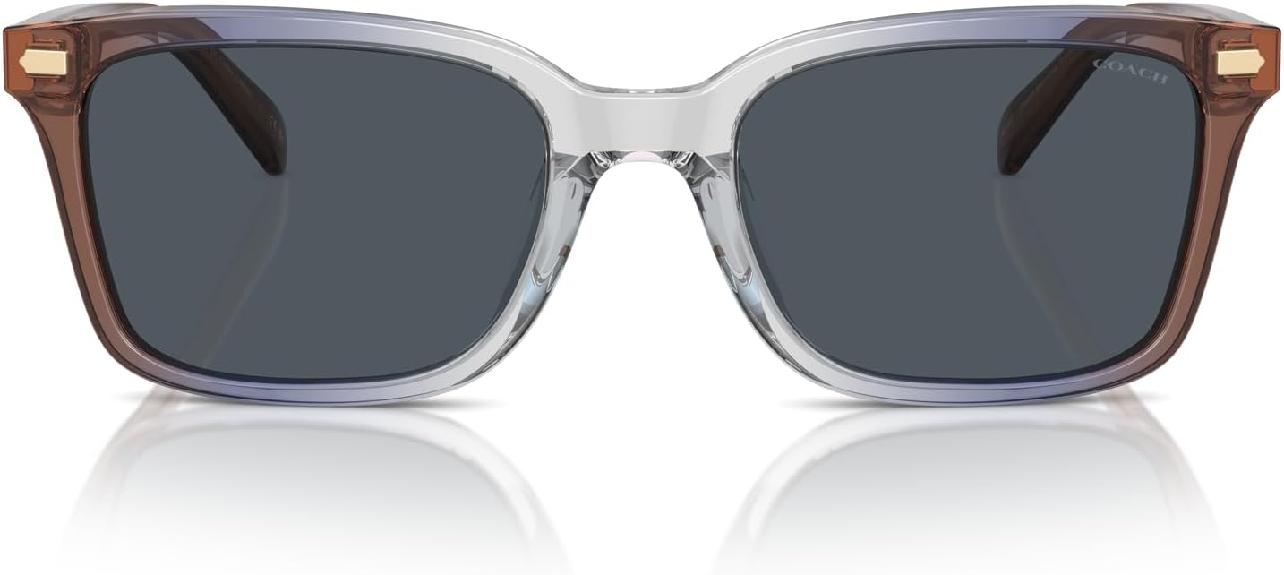 COACH Mens Hc8398u Universal Fit Square Sunglasses