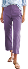 Linen Pants Women High Waisted Summer Casual Capris for Women 2025 Ladies Cropped Trousers for Seniors with Pockets