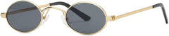 Round Metal Frame Sunglasses – Polarized UV400 Protection Candy Color Unisex Fashion Shades