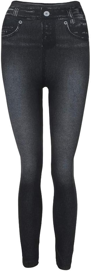 Womens Plus Size High Waisted Jeans Slim Fit Women Denim Pants Pocket Slim Leggings Fitness Plus Size Leggins