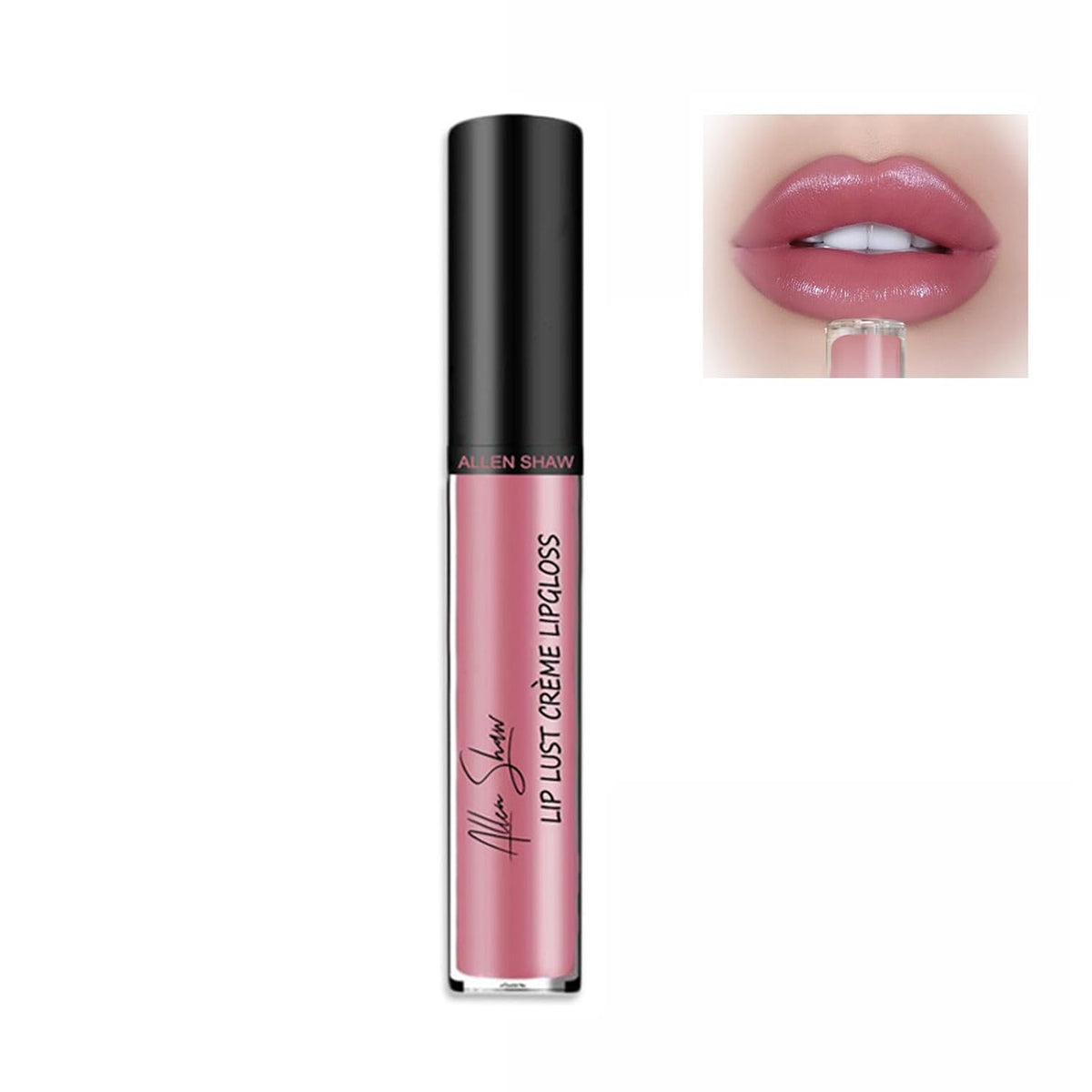 12 Color Cream Lip Gloss, Sexy Women Lipstick, Velvet Cream Lip Gloss, Moisturising Mirror Liquid Lipstick, Non-Fading, Non-Stick to Cup, Highly Pigmented Color, 2024 New Waterproof Lip Gloss(05#)
