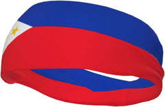 Cute Flag Sweatband Sports Headband Hair Accessories for Women Men Running Cycling Yoga Fitness Workout