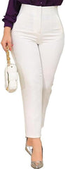 Womens High Waisted Pants 2025 Trendy Pleated Straight Leg Dress Pant Business Work Casual Trousers