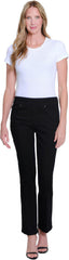 SLIM-SATION Women's Pull Over Flare Leg Jean with Real Front and Back Pockets