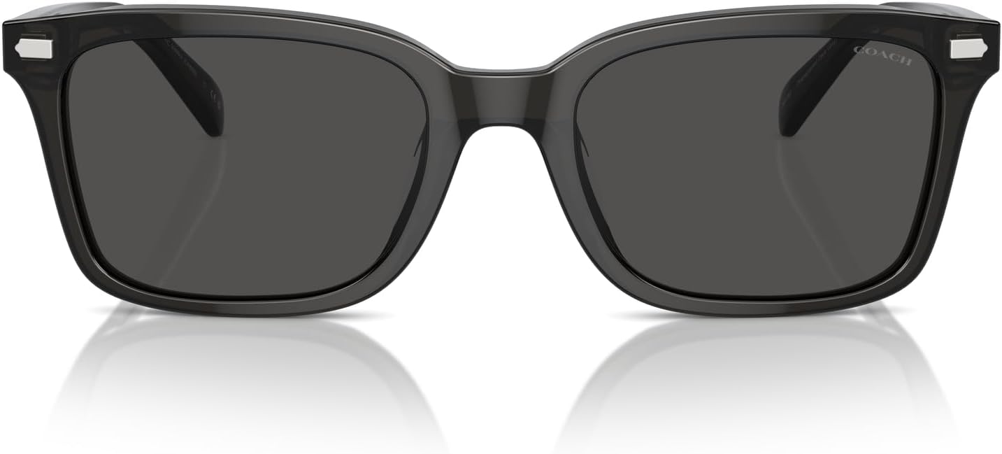COACH Mens Hc8398u Universal Fit Square Sunglasses