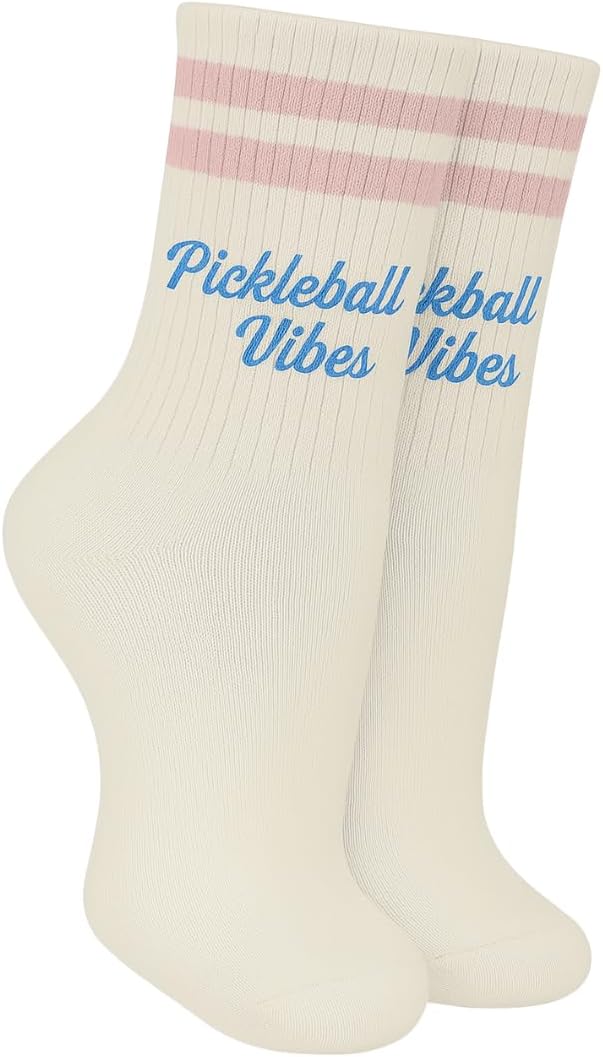 SOLE SQUAD Pickleball Socks for Women and Men – Great Pickleball Gifts and Accessories For Women - Pickleball Outfit