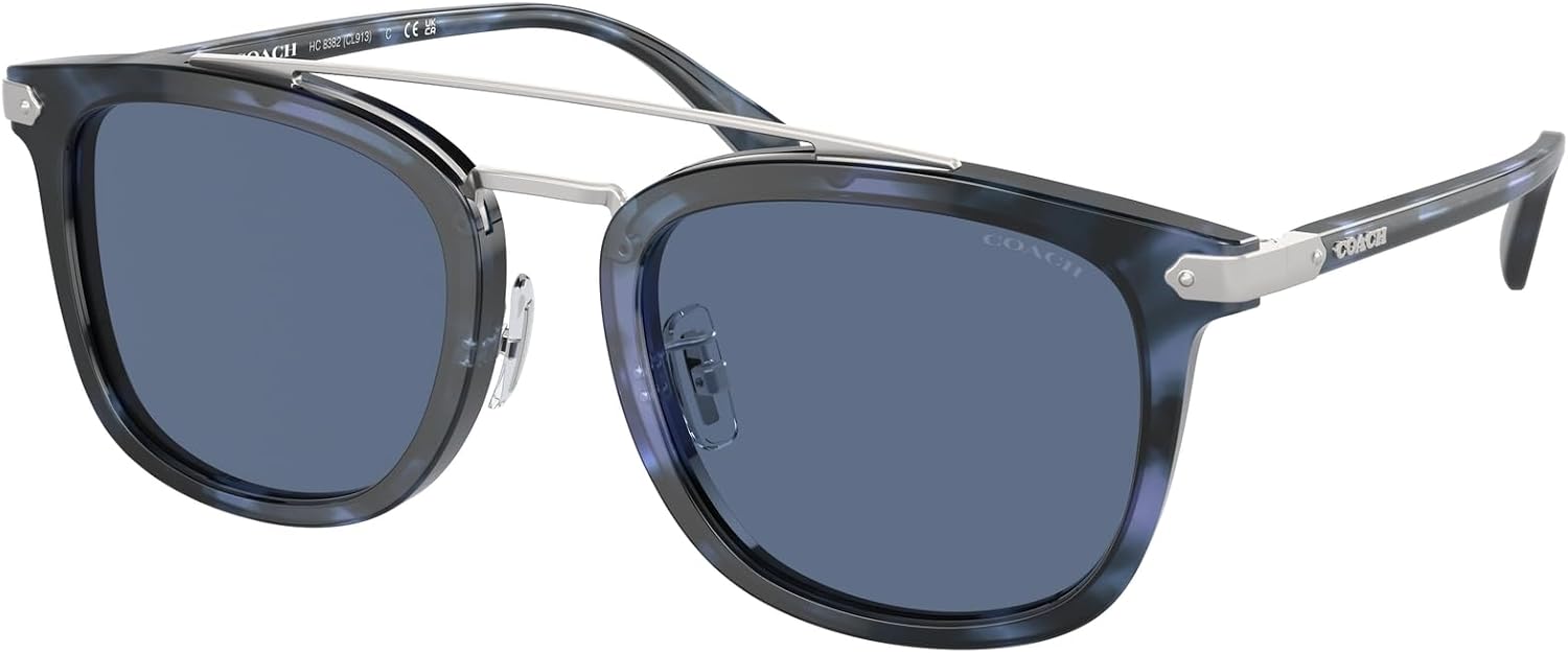 Coach Men's Hc8382 Square Sunglasses