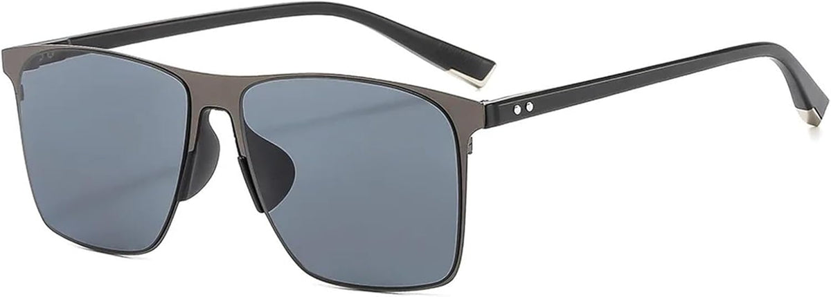 1PCS Men's Driving Polarized Sunglasses Premium Nylon Vintage Square Big Size