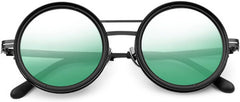 Pure Handmade ND Glasses Polarized Round Sunglasses for Men Women 1-9 gear Adjustable Sun Glasses
