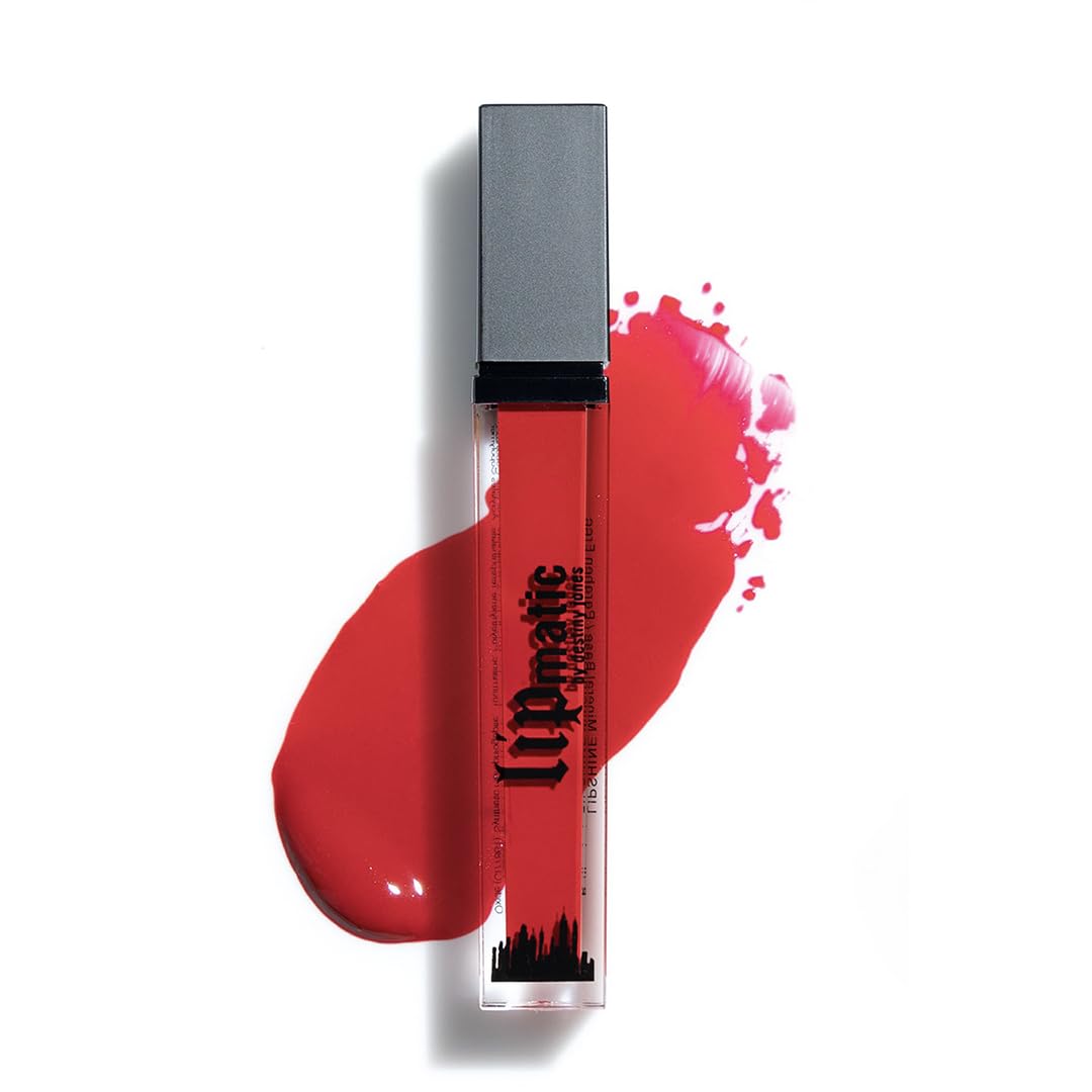 LipMatic Honey Hustle LipShine- Moisturizing Vitamin E Lip Makeup for Women, Beeswax and Natural Organic Ingredients, Long-Lasting Lip Gloss, High-Definition Shine Finish, Cruelty & Paraben Free
