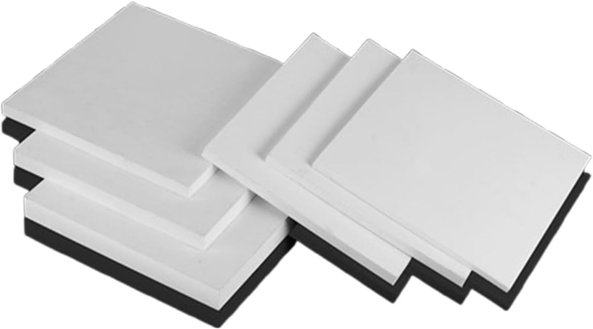 COYOUCO 1Pcs Teflon PTFE Plastic Sheet,Length 200-500mm, Thickness 0.3-30mm, for Mechanics, Chemical, Electronics,500 * 500 * 1mm