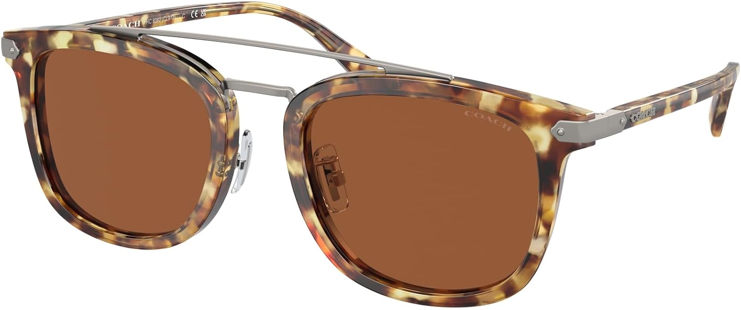 Coach Men's Hc8382 Square Sunglasses