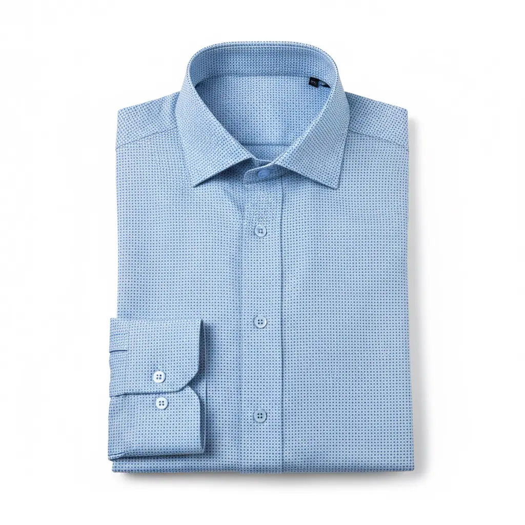 Lucky Brand Men's Printed Stretch Slim Fit Dress Shirt