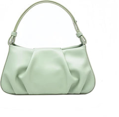 Small Shoulder Purse for Women Trendy Leather Purse Soft Cloud Clutch Handbag