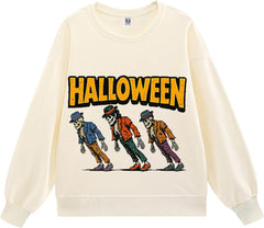 Retro Halloween Dacing Party Sweatshirt - Horror Halloween Sublimation Design Shirt