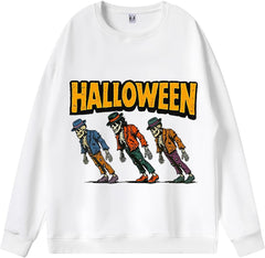 Retro Halloween Dacing Party Sweatshirt - Horror Halloween Sublimation Design Shirt