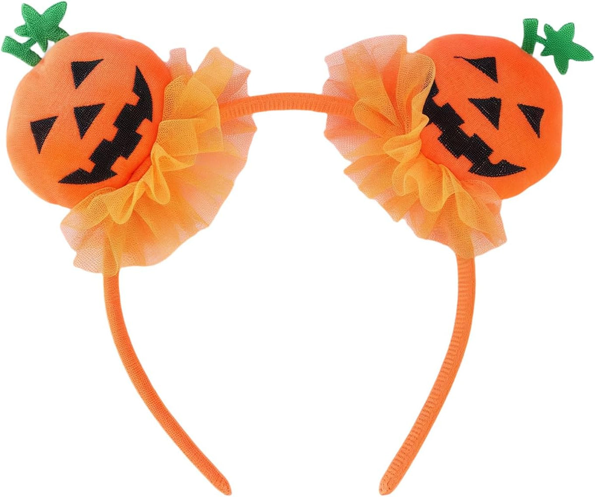 ZEYER Cute Pumpkin Halloween Headband for Women Girls Exquisite Pumpkin Hair Accessories