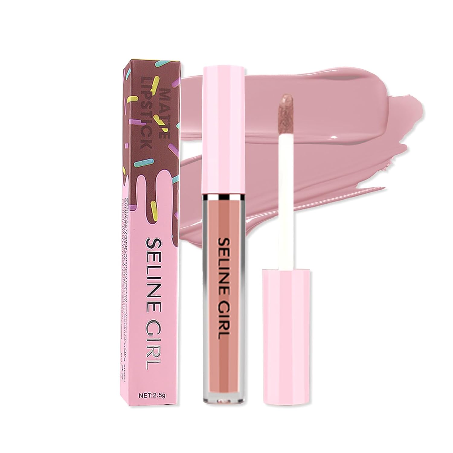 Matte Lip Gloss, Lip Gloss Silky Smooth Finish, Lipgloss Makeup Colorful and Creamy Texture, Lipstick for Every Occasion, Lip Oil Moisturizing and Hydrated #09