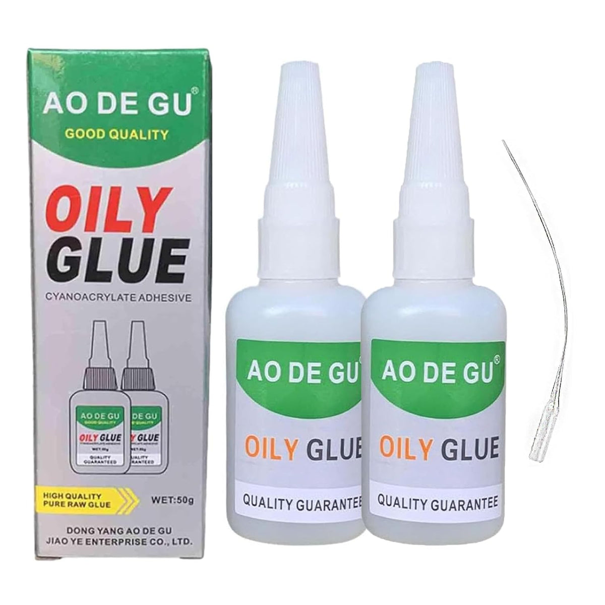 Oily Glue Ao De Gu, Ao De Gu Welding High-Strength Oily Glue, Instant Bonding, Strong Adhesion, Repairs Last Long Time for Metal, Wood, Ceramics,Leather, Glass (2, 20ML)