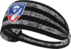 187th Infantry Regiment Airborne Sweat Headbands for Men, Non-Slip Headband,Sports Workout Head Wrap for Running Tennis Gym, Moisture Wicking Stretchable