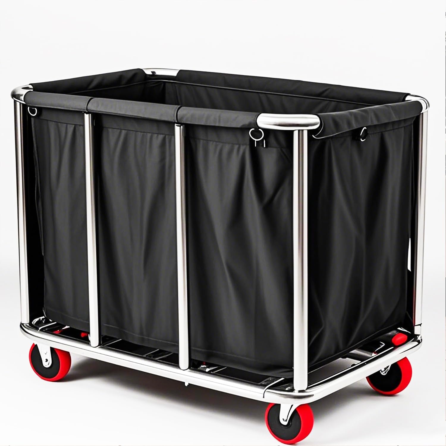 Commercial Laundry Cart with Wheels,12 Bushel (400l) Industrial Laundry Hamper Large Heavy Duty Rolling Laundry Basket Waterproof Trucks for Home Organizer Storage