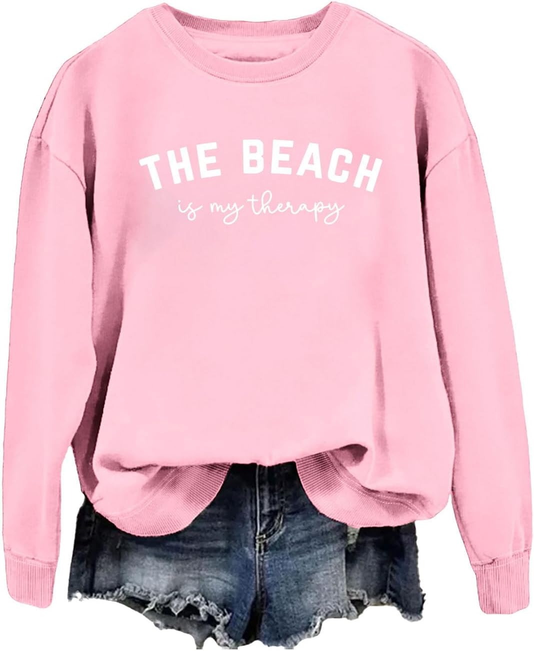 The Beach Is My Therapy Sweatshirt, Beach Sweatshirt Women