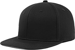 Zylioo Oversize XXL Snapback Cap,Extra Large Flat Bill Snapback Hats,L M Blank Structured Cap for Men Women
